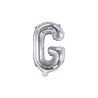 Fóliové písmeno G strieborné 35 cm